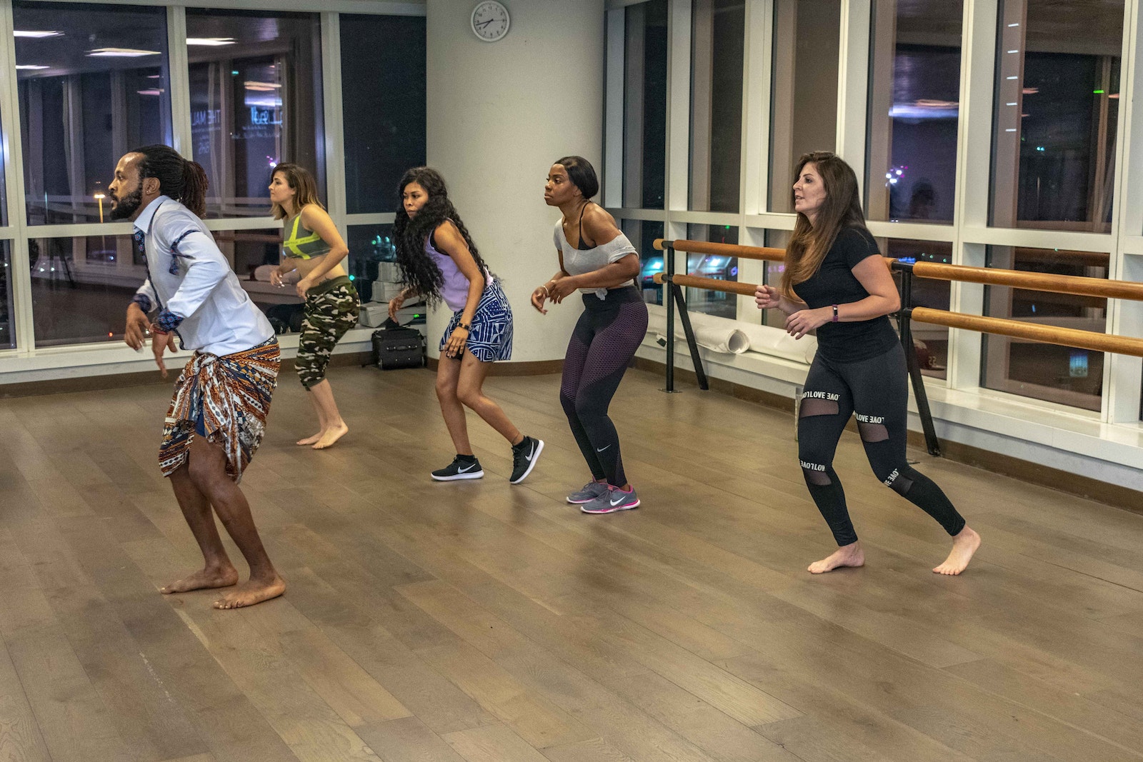 Group of People in a Dance Class